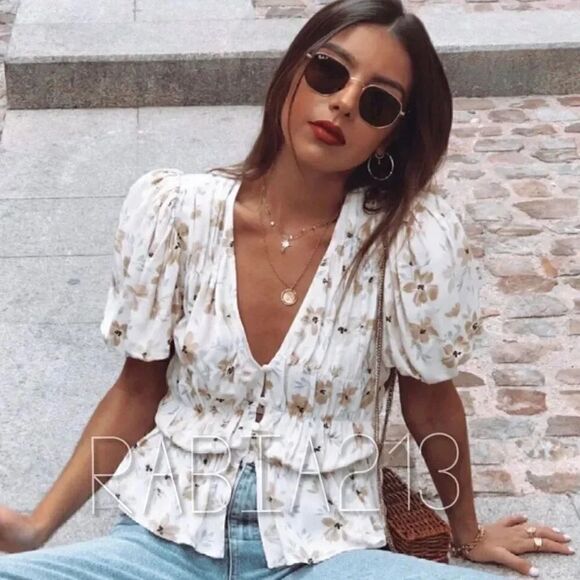 ZARA VOLUMINOUS PRINTED SHIRT  - Picture 5 of 13